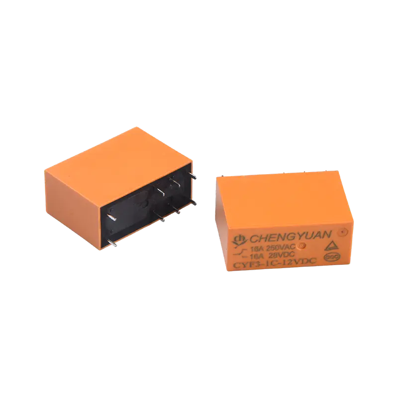 Relé CYF3, Relé SPDT, JQX-14F, Relé 16A 250VAC, 8PIN PCB 0.54W Relé de potência Relé.14F