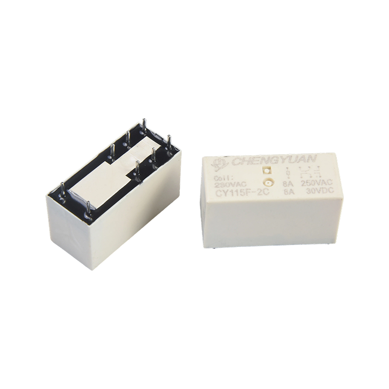 Relé CY115F2, relé DPDT PCB, JQX-115F, 8A 0.4W 8PIN Relé, PCB 2C Relay.115F Relé de potência