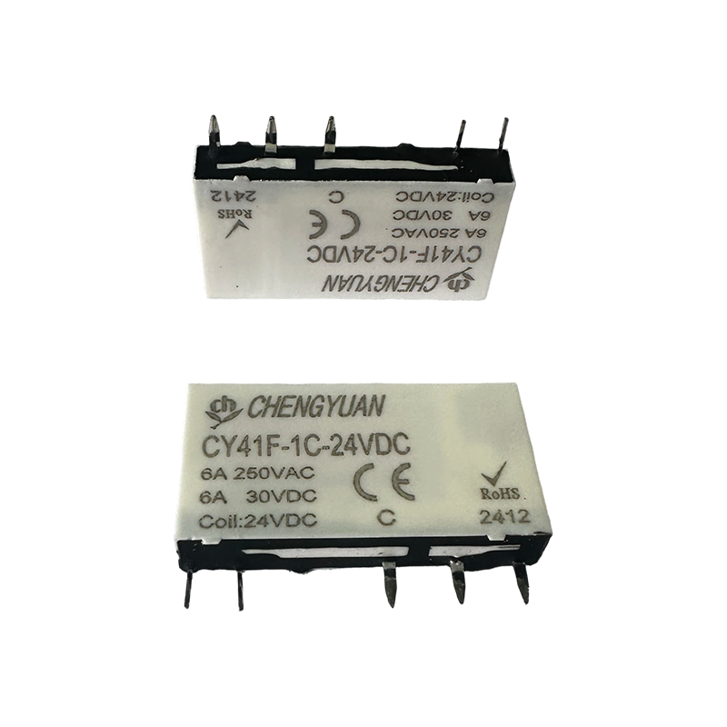 Relé CY41F, Relé de Potência Slim, Relé 41F, Relé de Sinal, 5PIN PCB 6A Relé Pequeno.