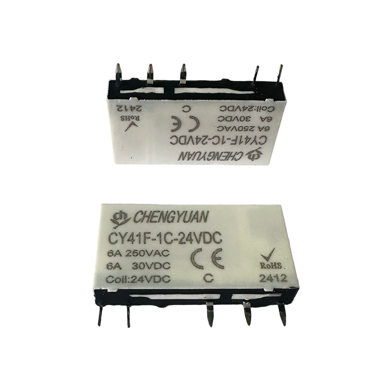 Relé CY41F, Relé de Potência Slim, Relé 41F, Relé de Sinal, 5PIN PCB 6A Relé Pequeno.