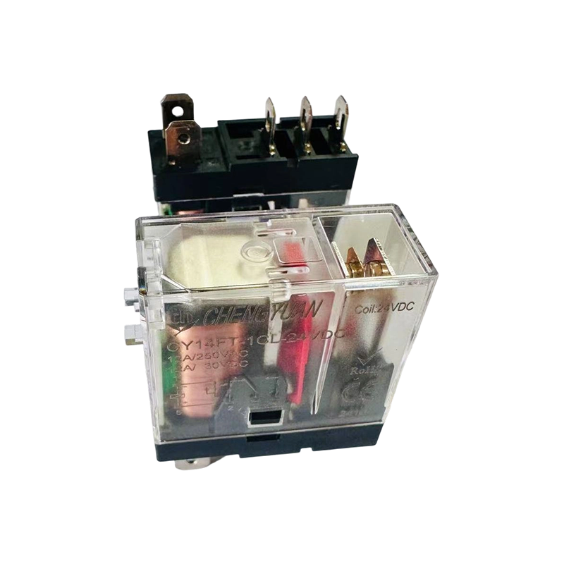Relé CY14FT-2CL, relé DPDT, relé de pé largo 14F, relé de potência 8A 5PIN.