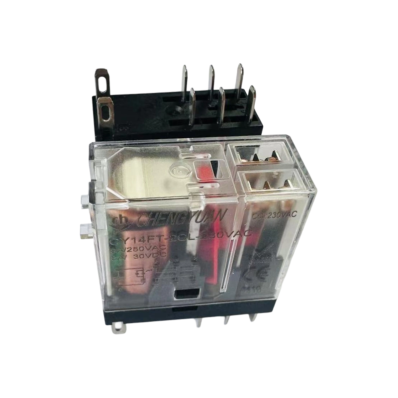Relé CY14FT-2CL, relé DPDT, relé de pé largo 14F, relé de potência 8A 5PIN.