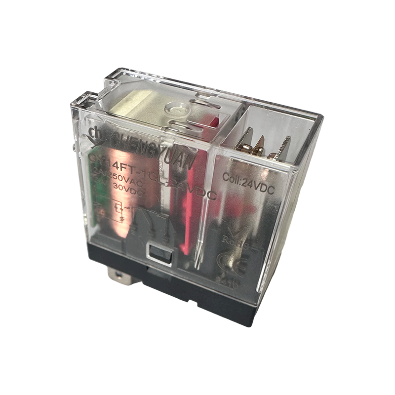 Relé CY14FT-1CL, relé SPSP, relé de pé largo 14F, relé de potência 12A 5PIN.