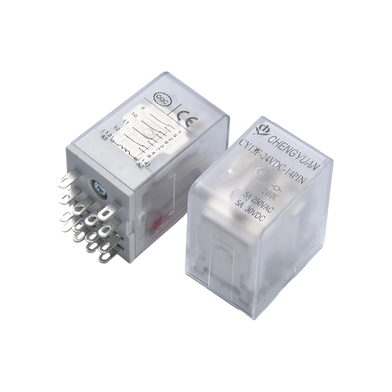 Relé CY13F, Relé de Potência 4PDT, JQX-13F, relé de potência industrial, 4PDT/4Z, MY4 LY4.14PIN
