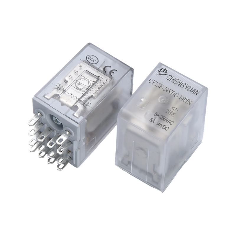 Relé CY13F, Relé de Potência 4PDT, JQX-13F, relé de potência industrial, 4PDT/4Z, MY4 LY4.14PIN