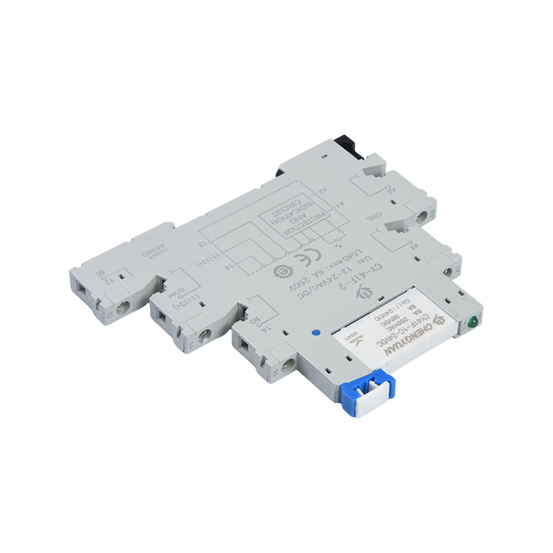 Módulo de relé M41F, módulo de relé de trilho 41F, circuito de proteção de módulo de relé fino 41F 6A.